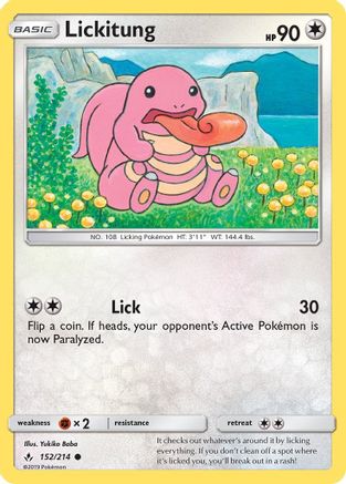Lickitung 152  - Common