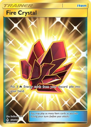 Fire Crystal (Secret) 231  - Holofoil - Secret Rare