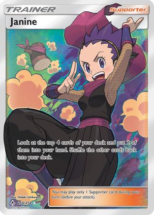 Janine (Full Art)  - Holofoil - Ultra Rare