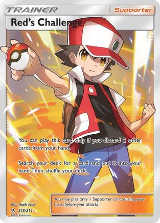 Red's Challenge (Full Art)  - Holofoil - Ultra Rare