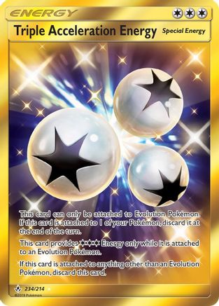 Triple Acceleration Energy (Secret) 234  - Holofoil - Secret Rare