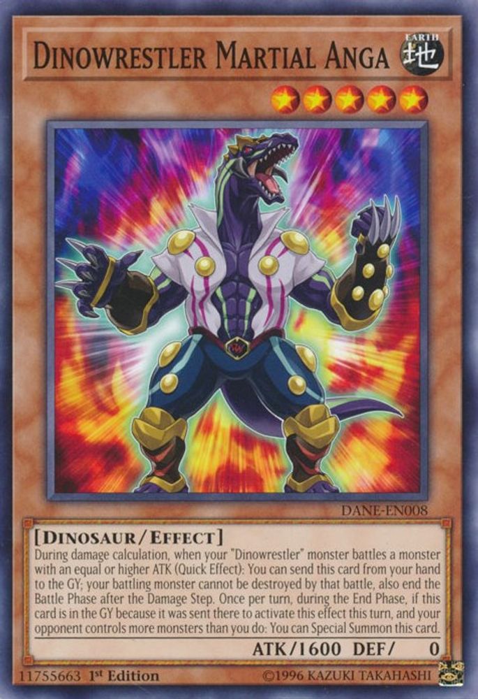 Dinowrestler Martial Anga (DANE-EN008) - Common