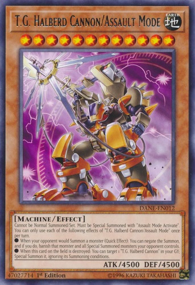 T.G. Halberd Cannon/Assault Mode (DANE-EN012) - Rare