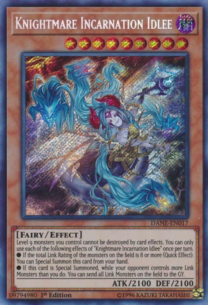 Knightmare Incarnation Idlee [DANE-EN017] Secret Rare 