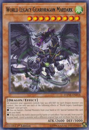 World Legacy Guardragon Mardark [DANE-EN018] Rare