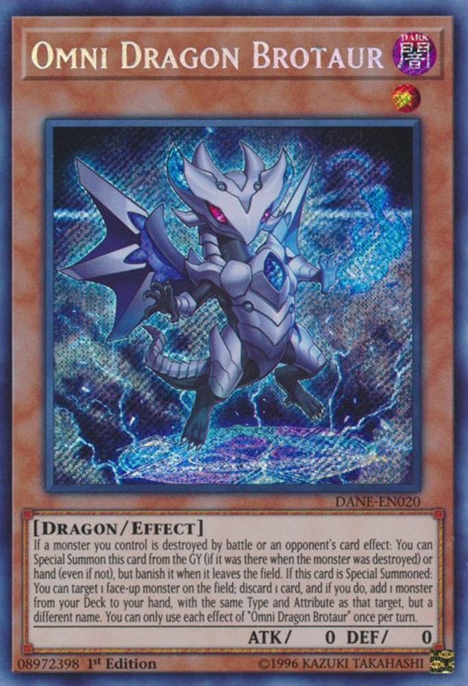 Omni Dragon Brotaur (DANE-EN020) - Secret Rare