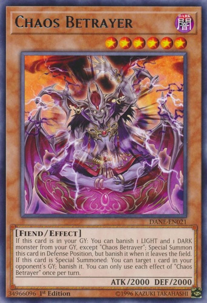 Chaos Betrayer (DANE-EN021) - Rare