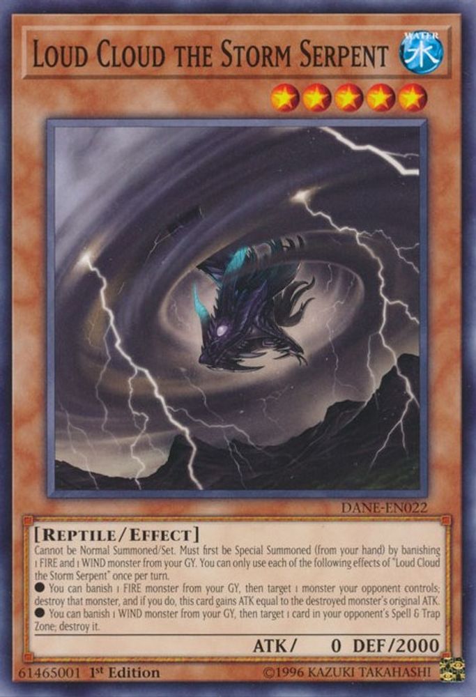 Loud Cloud the Storm Serpent (DANE-EN022) - Common