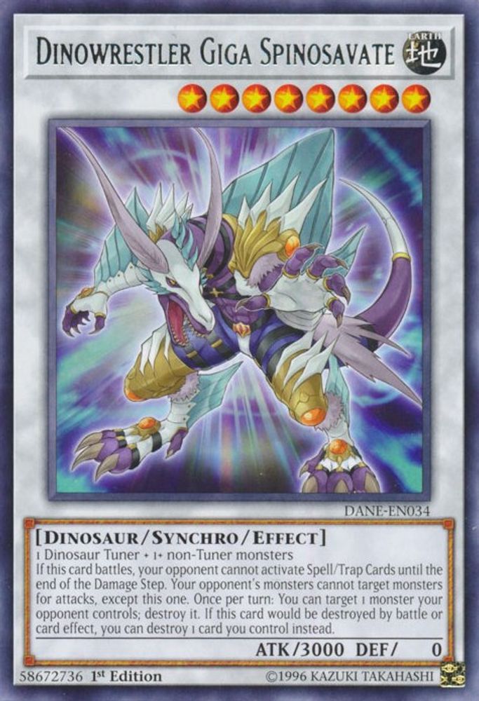 Dinowrestler Giga Spinosavate (DANE-EN034) - Rare