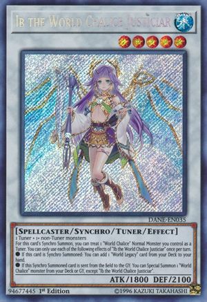 Ib le justicier du calice du monde [DANE-EN035] Secret Rare 