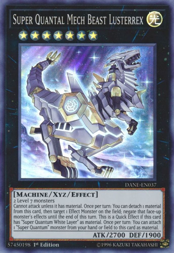 Super Quantal Mech Beast Lusterrex (DANE-EN037) - Super Rare