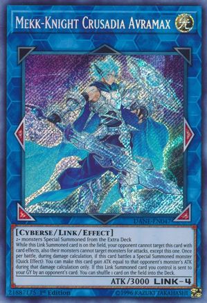 Mekk-Knight Crusadia Avramax [DANE-EN047] Secret Rare 