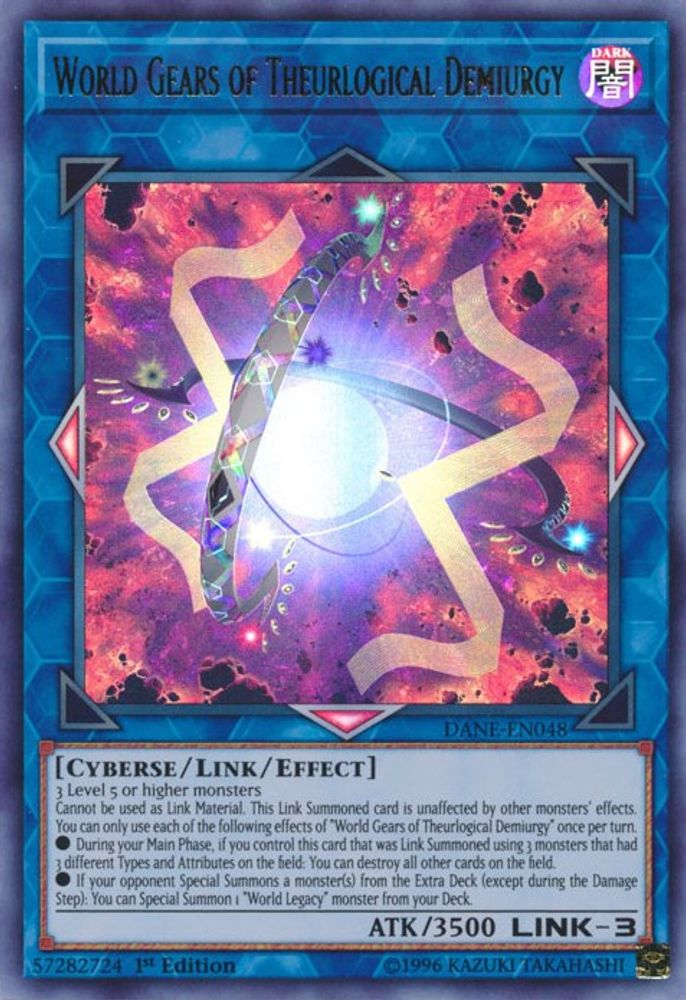 World Gears of Theurlogical Demiurgy (DANE-EN048) - Ultra Rare