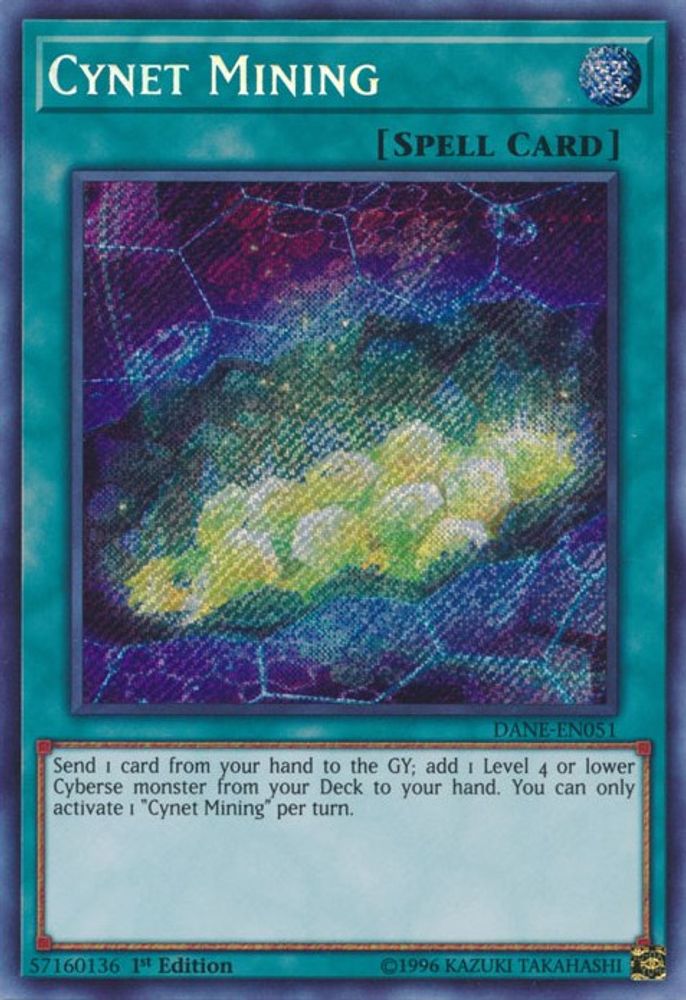 Cynet Mining [DANE-EN051] Secret Rare 