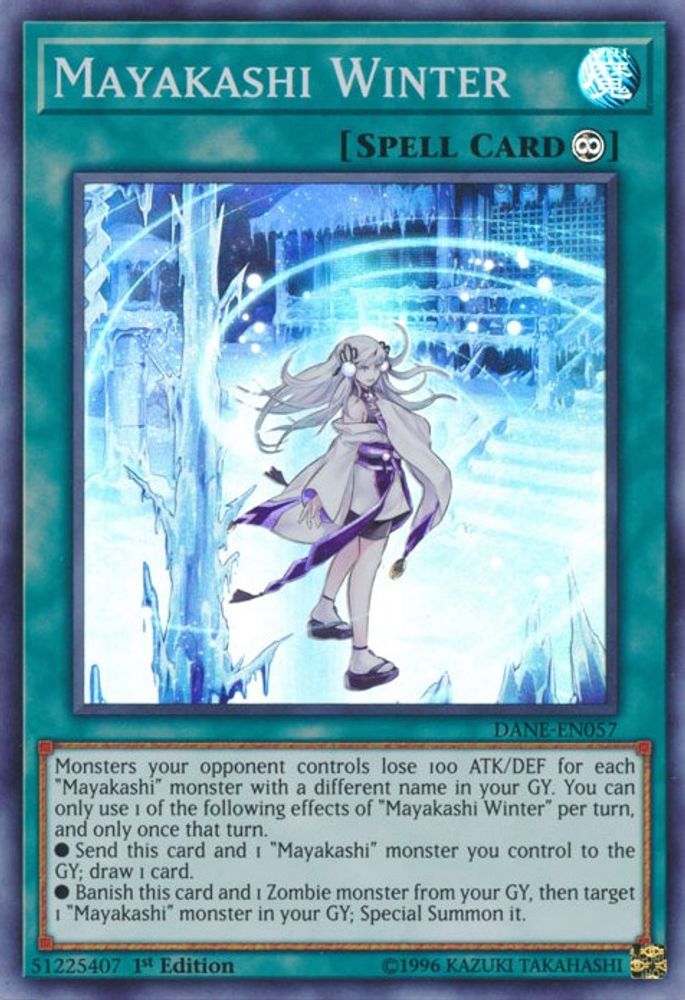 Mayakashi Winter (DANE-EN057) - Super Rare