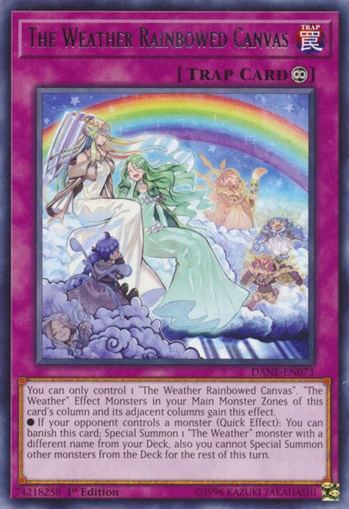 The Weather Rainbowed Canvas (DANE-EN073) - Rare