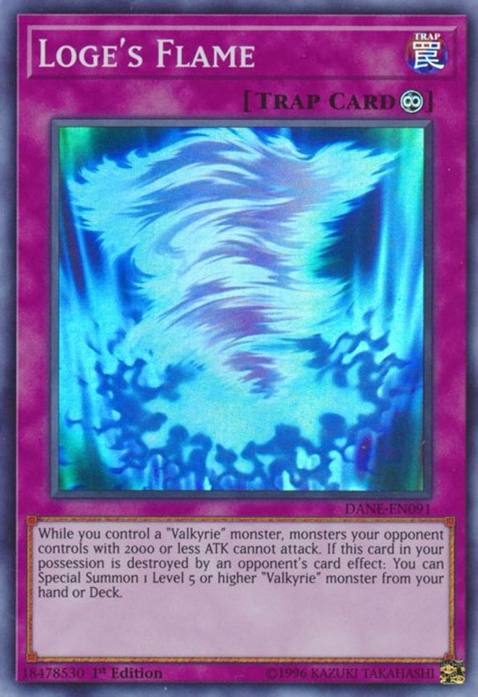 Loge's Flame (DANE-EN091) - Super Rare