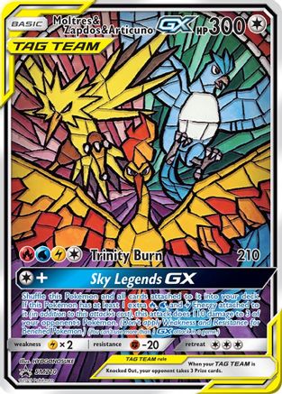 Moltres & Zapdos & Articuno GX SM210  - Holofoil - Promo