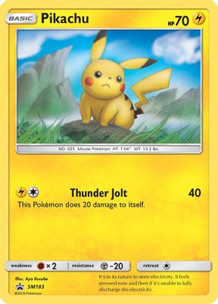 Pikachu (SM183) [Soleil et Lune : Promos Black Star] 