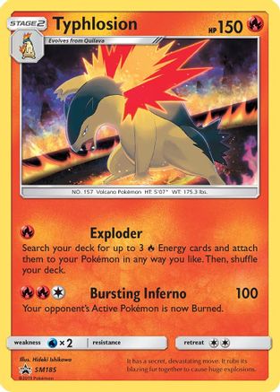 Typhlosion SM185  - Holofoil - Promo