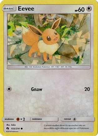 Eevee (Let's Play, Eevee!)  155/214  - Holofoil - Common