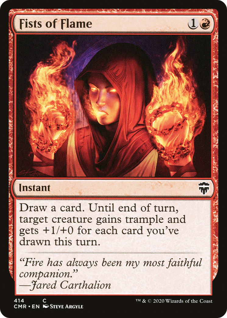 Poings de flammes [Commander Legends] 