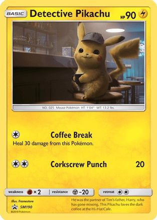 Detective Pikachu SM190  - Holofoil - Promo