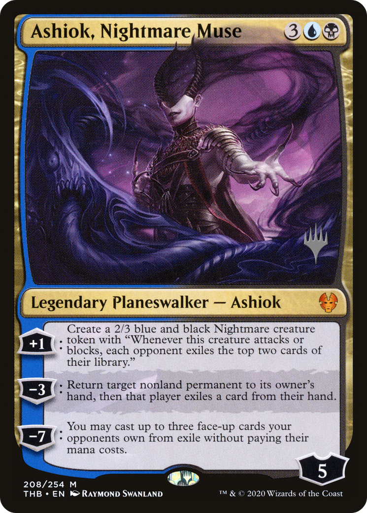 Ashiok, Muse du Cauchemar (Pack Promo) [Theros Beyond Death Promos] 