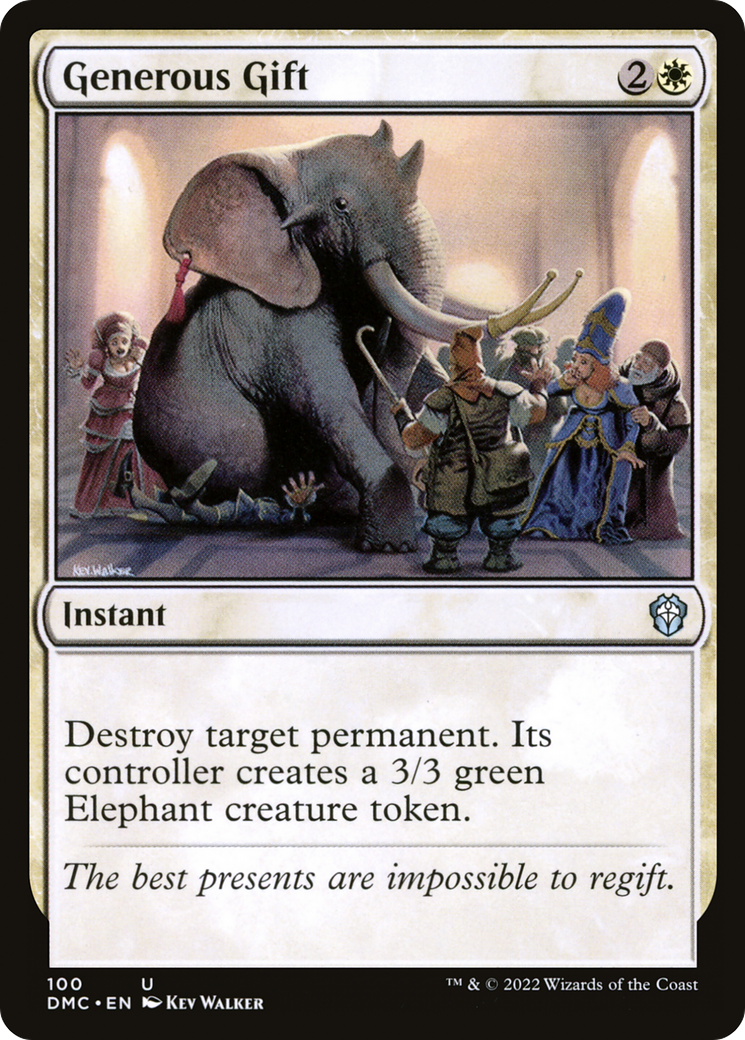 Cadeau généreux [Dominaria United Commander] 