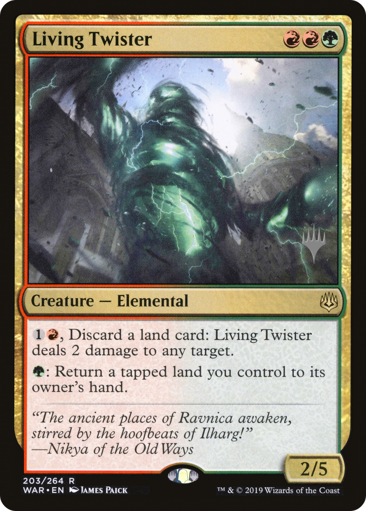 Living Twister (Pack Promo) [War of the Spark Promos] 