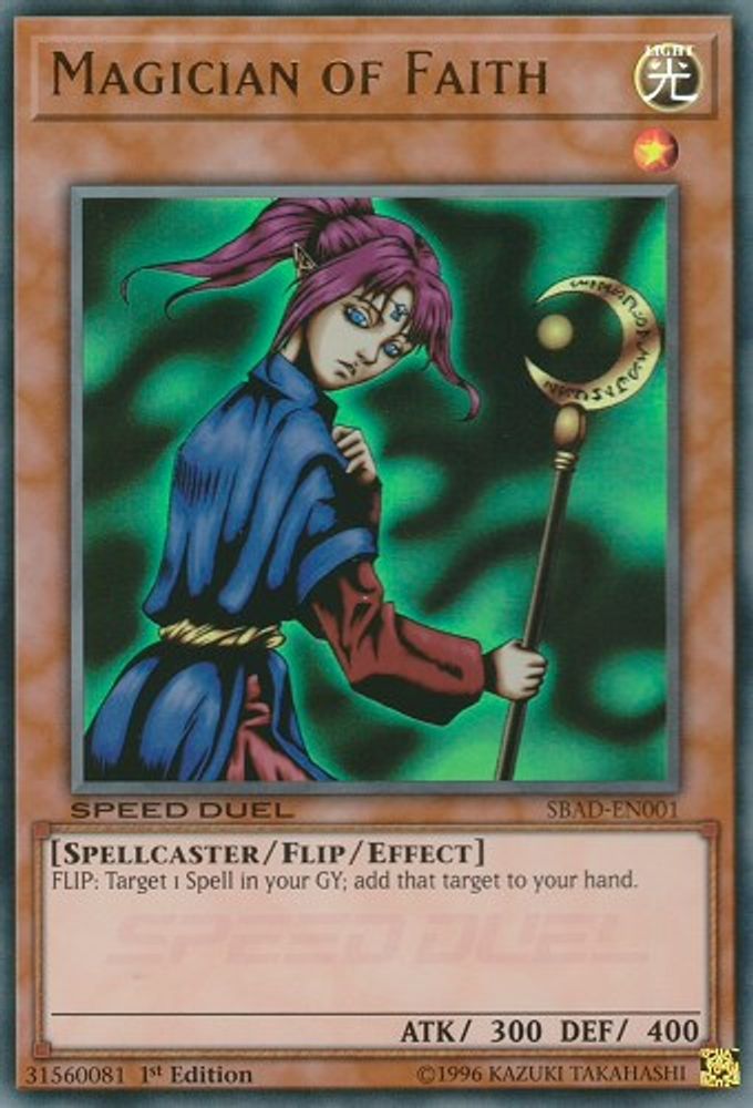 Magician of Faith (SBAD-EN001) - Ultra Rare