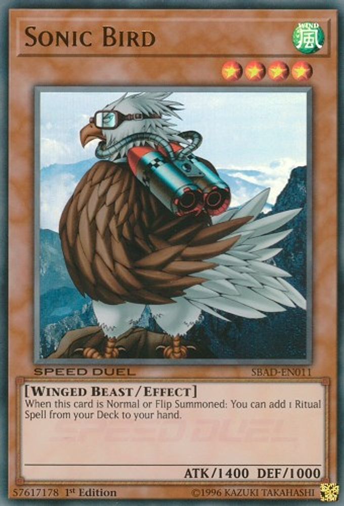 Sonic Bird (SBAD-EN011) - Ultra Rare