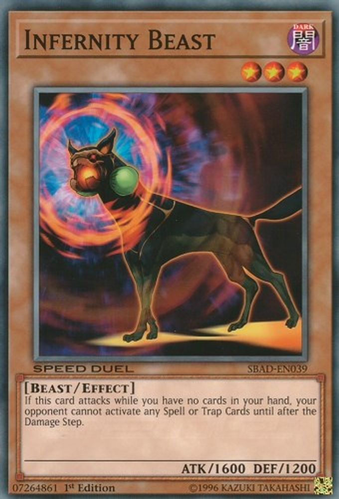 Infernity Beast (SBAD-EN039) - Common