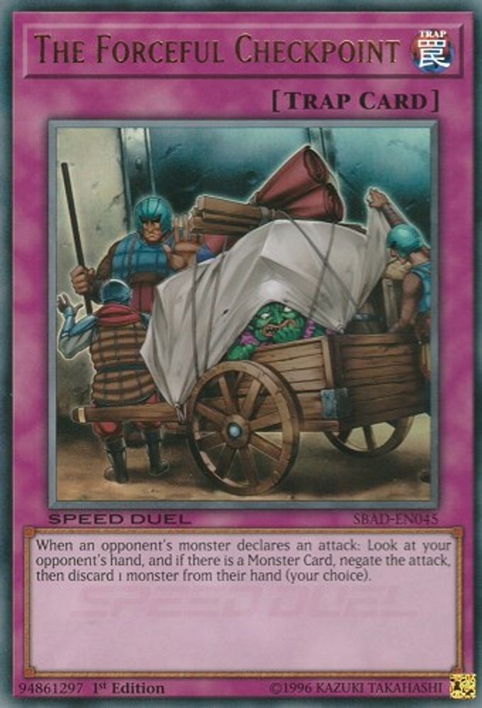 The Forceful Checkpoint (SBAD-EN045) - Ultra Rare