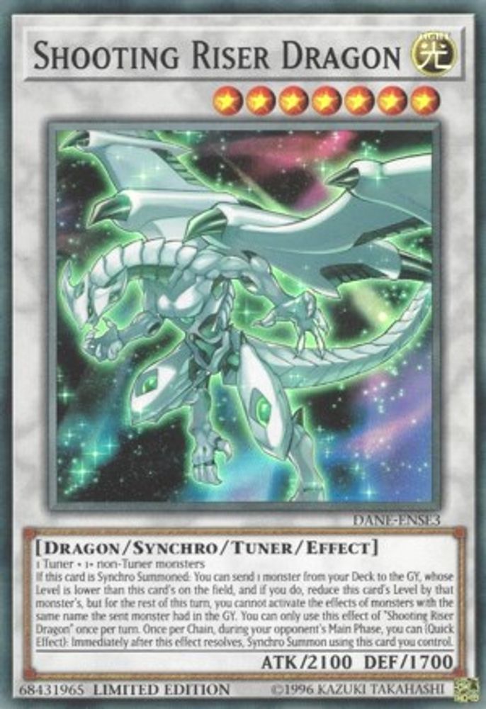 Shooting Riser Dragon (DANE-ENSE3) - Super Rare
