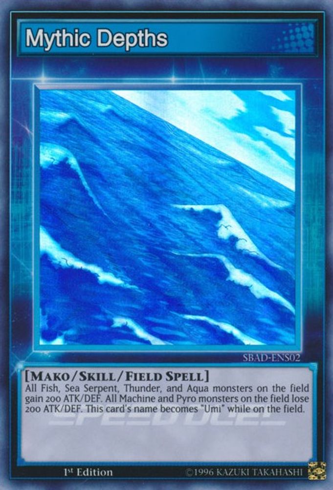 Mythic Depths (SBAD-ENS02) - Super Rare