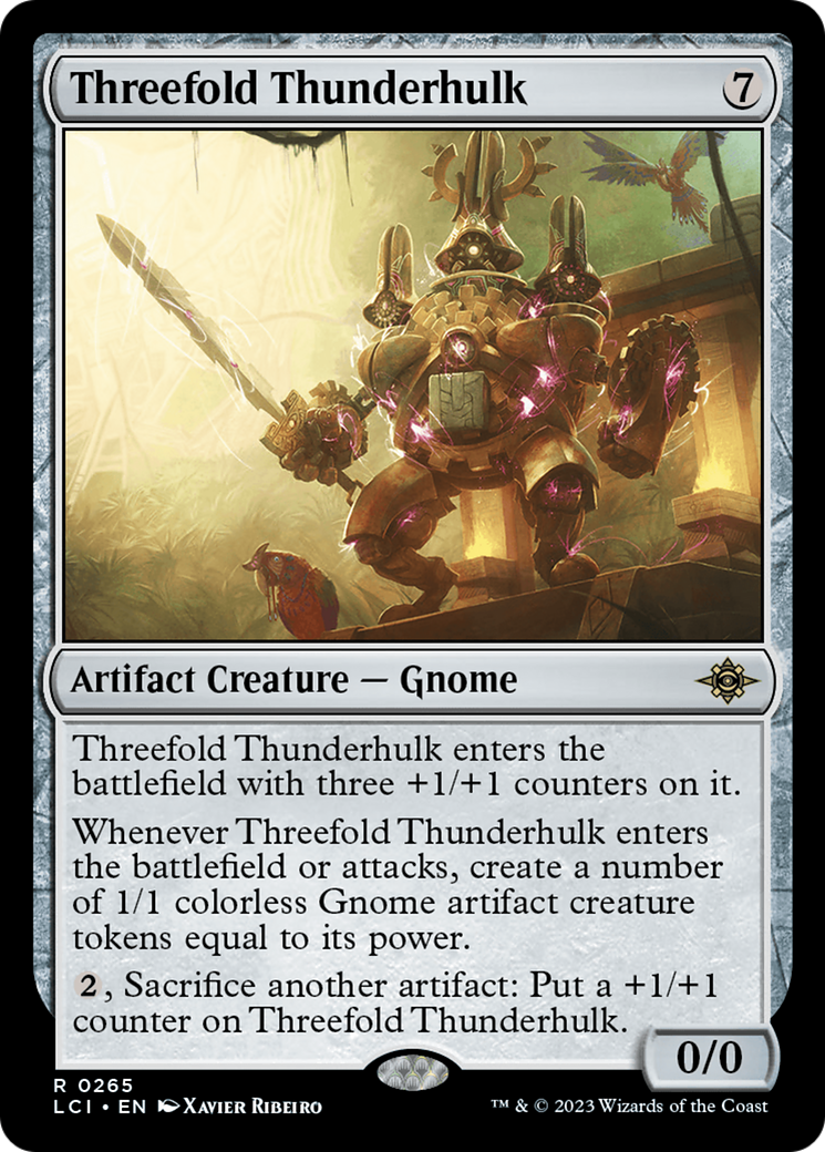 Triple Thunderhulk [Les cavernes perdues d'Ixalan] 