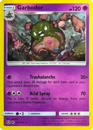 Garbodor - 51a/145 (Cosmos Holo)/145  - Holofoil - Promo