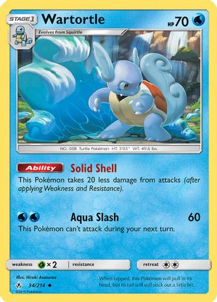 Wartortle (Premium Collection Promo) 034/214  - Holofoil - Promo