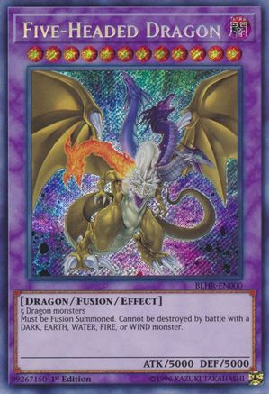 Five-Headed Dragon (BLHR-EN000) - Battles of Legend: Hero's Revenge 1st Edition