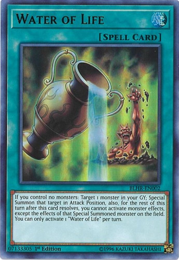 Water of Life (BLHR-EN002) - Ultra Rare