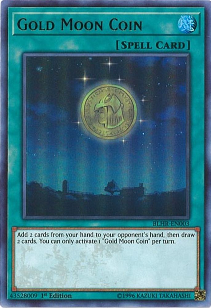 Gold Moon Coin (BLHR-EN003) - Ultra Rare