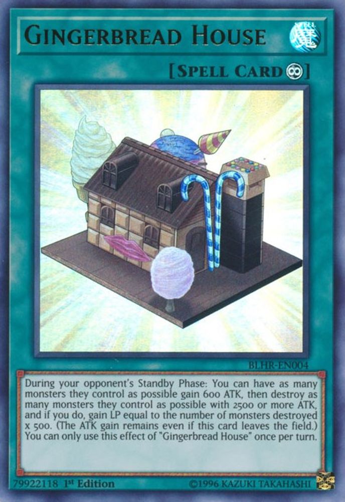Gingerbread House (BLHR-EN004) - Ultra Rare