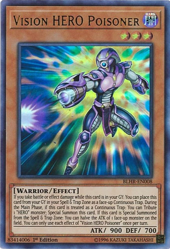 Vision Hero Empoisoner [BLHR-EN008] Ultra Rare 