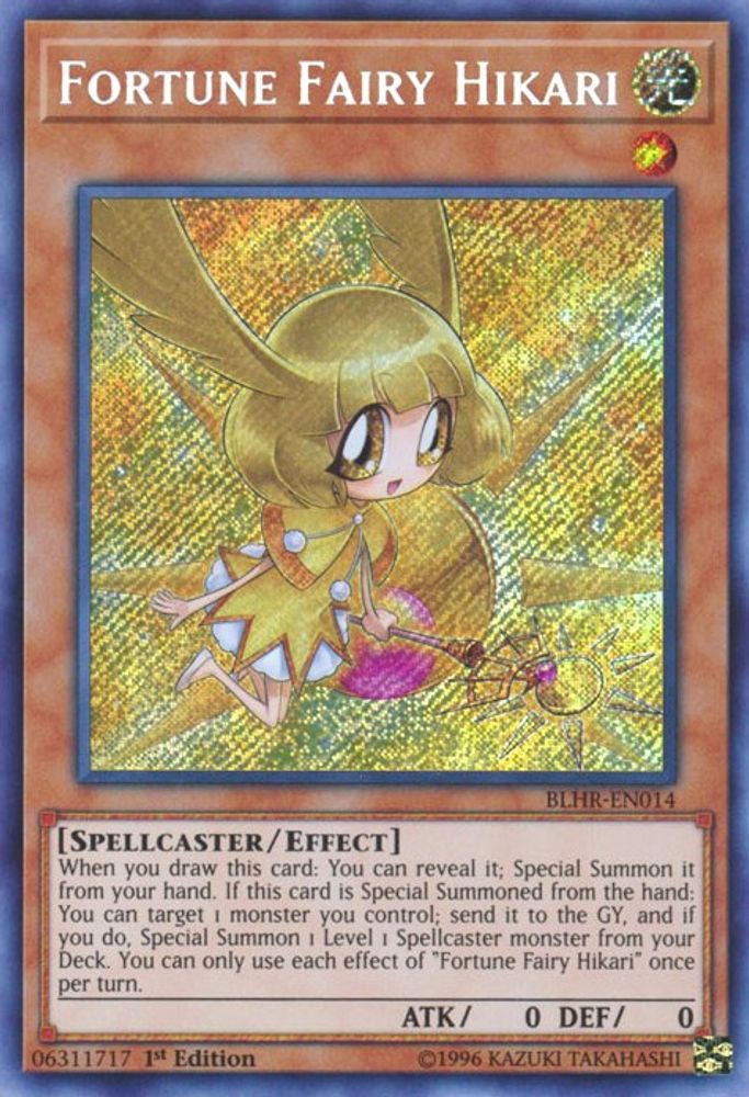 Fortune Fairy Hikari (BLHR-EN014) - Secret Rare