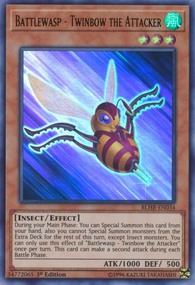 Battlewasp - Twinbow the Attacker (BLHR-EN034) - Ultra Rare