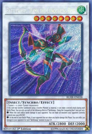 Battlewasp - Hama the Conquering Bow [BLHR-EN038] Secret Rare