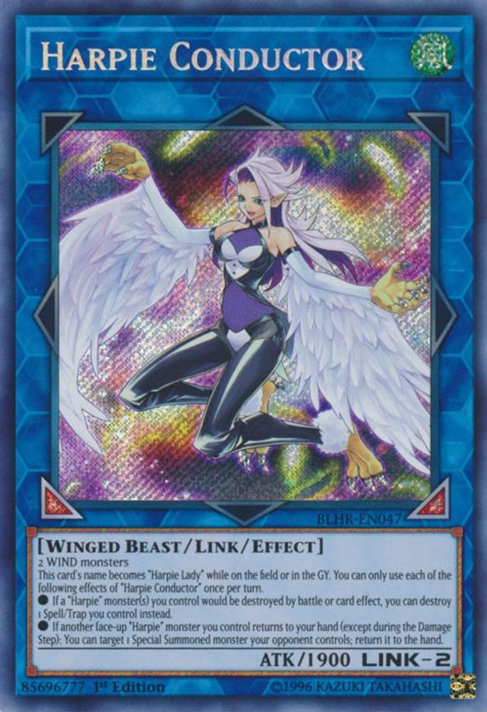 Harpie Conductor (BLHR-EN047) - Secret Rare