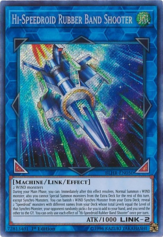 Hi-Speedroid Rubber Band Shooter (BLHR-EN050) - Secret Rare