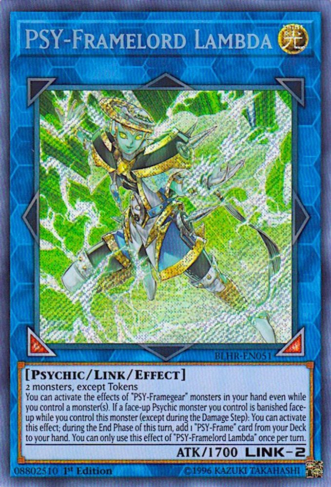 PSY-Framelord Lambda [BLHR-EN051] Secret Rare 